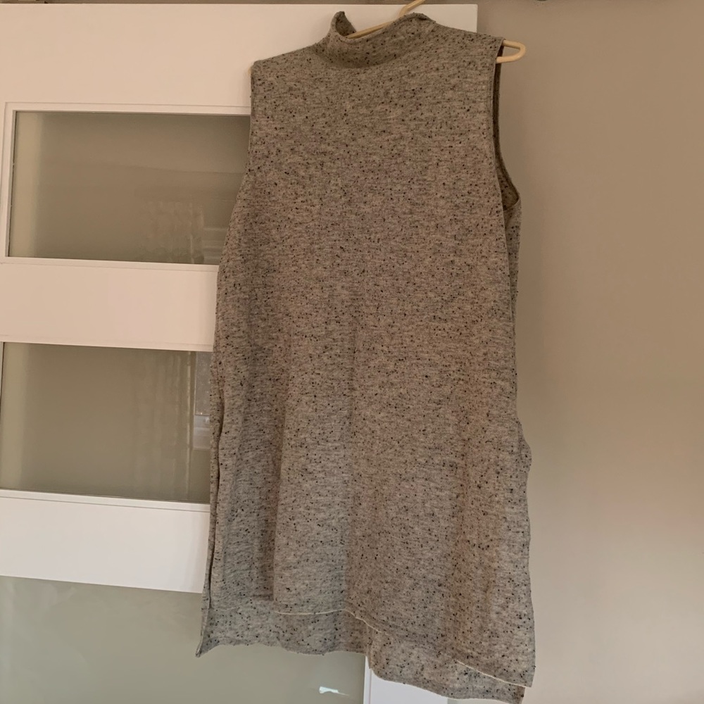 Long Grey Sweater Vest